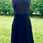 J.Crew Womens Midi Dress 2 Tall Black Polka Dot Photo 1