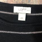 Loft [] xs petite black & gold sweater dress Photo 2