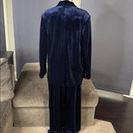 Women’s Blue Velvet Double Breasted Formal 2 Photo 3