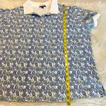 Lands' End Lands’ End Classic Fit Polo Shirt Tennis Racket Novelty Print Women’s Size 1X Photo 9