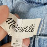 Madewell  Womens Off-The-Shoulder Chambray Denim Crop Top Bell Sleeves Size S Photo 3