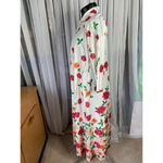 MuuMuu frolicking dress house coat floral red orange Size L Photo 5