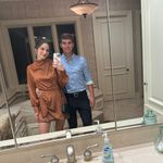 ASOS Rust Cowl Neck Mini Dress Photo 4