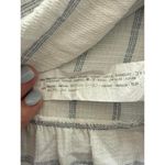 ZARA White Striped Button-Down Dress, Size Small Photo 6