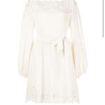 Jonathan Simkhai Women's Ivory Avra Embroidered Detail Long Sleeve Dress 2 $695 Photo 1
