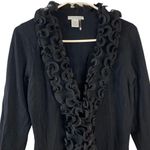 Alberto Makali ruffle cardigan top women’s Size Large. Photo 1
