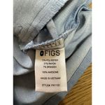 FIGS  Technical Collection Scrub Top Womens V Neck Blue Size x Small Pocket Nurse Photo 8