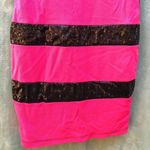 Nicole Miller Nicole‎ Miller Striped Sleeveless Sequin Dress Photo 3