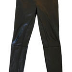 Wilfred Free vegan leather women's black leggings size Medium Photo 0