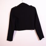 Wilfred  Aritzia Boxcar Crepe Button Up Collared Utility Jacket Black XS Photo 4