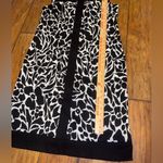 Dress Barn Black and White Patterned Midi Dress size 14W Photo 4