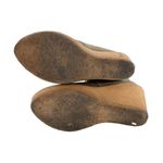 Stella McCartney Taupe Suede Platform Wedge Ankle Boots Size 36 Photo 7