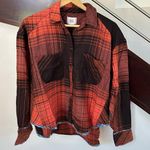BDG Karl burgundy and black flannel, brand new with tag Photo 2