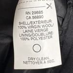 Pendleton Womens 100% Virgin Wool Kick Pleat Skirt Front Pockets Lined Black 12 Photo 4