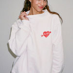 PARKE Valentine’s Sweatshirt White Size L Photo 0