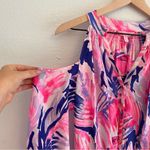 Lilly Pulitzer sunny shoulder Elsa 100% silk romper size XS Photo 3