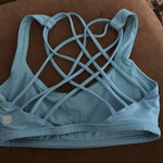Lululemon  Free To Be Wild Bra size 2 color kayak blue Photo 1