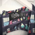 Dolly and Dotty Unique Vintage Billie Navy Blue Science Lab Midi Flared Dress 10 Photo 6