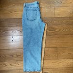 Gap NWT  Jeans Women SZ 16 Destructed 90's Loose Straight Wide Leg Raw Hem Photo 8