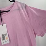 Bobi LOS ANGELES T-Shirt Size Medium Asymmetrical Pink Peonies NWT Shirt Tunic Photo 5
