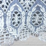 Joie Josepe Halter Top Size S Chambray Embroidered Photo 9