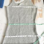 LVIR Merino Wool Cashmere Ribbed Midi Sweater Dress Size Medium Gray Photo 7