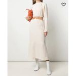 NEW Jonathan Simkhai Mia Plisse Skirt Sandstone Size 10 Photo 1