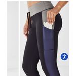 Fabletics Salar Statement Powerhold Legging Black / Blue Size Small Photo 2