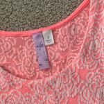 Alya Hot Pink and White Lacy Fit and Flare Pastel Brunch Dress Size Small EUC Photo 2