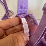 Savage x Fenty purple paisley lace lingerie bodysuit size medium Photo 5