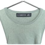 LIONESS  Women's Military Minds Mini Dress Sage Green Bodycon Ruched Ribbed‎ XXS Photo 5