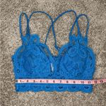 Zenana Outfitters  Vibrant Blue Lace Bralette Size Small Photo 3