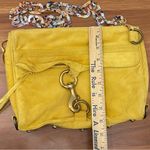 Rebecca Minkoff Mustard Yellow M.A.C. Suede Crossbody Photo 9