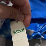 Aerie  Blue Triangle Bikini Top Photo 4