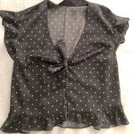 Abercrombie & Fitch Black Silk/Satin Top  Photo 0