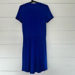 Calvin Klein Women’s Medium Blue Stretchy Shirt Dress Photo 2