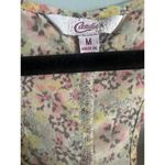 Candie's  Y2K Style Racer Back Tank Floral Size Women's Medium Photo 2