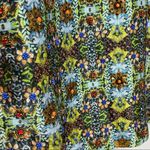 Megan Park Beaded Jewel Dress Green‎ Blue Sparkly V Photo 4