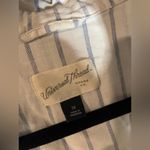 Universal Threads Universal Thread Linen Striped Nautical Button Down Blouse - Size 3X Photo 11