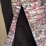 BCBGMAXAZRIA  skirt grayce black combo knit panel slit front lined NEW pencil Photo 2