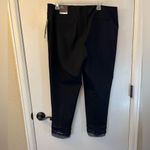 Alfani Golden Eclectic Black Tassel Lace Dress Trouser Pants | 16 Photo 2