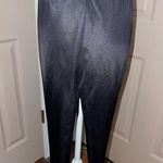 Vintage nylon tricot black 1/2 slip with double side slits & lace trim Small Photo 1