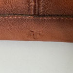 Frye Leather Ring Cognac Tote Shopper Bag Photo 3