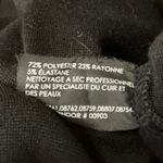 Club Monaco  Black Faux Leather Sleeveless Racerback Zip Mini Fit & Flare Dress 0 Photo 4