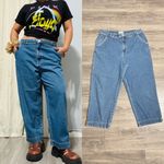 Cherokee  Boho Women's High Waist Mom Jeans Wide Leg Cropped Tapered Sz 16 32x23 Photo 2