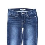 Levi's Levi’s 711 Skinny Jeans Dark Wash Stretch Mid Rise Women’s Size 26 x 29 Photo 2