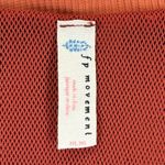 FP Free People Movement Start Me Up Hoodie Cropped Jacket Rust Orange M Brown Size M Photo 4