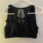 🆕Rene Rofe Seamless Cut Out Black Sport Bra🆕 Size M Photo 5