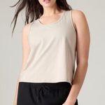 Athleta New L Essential Tank Abalone Tan Large Photo 0
