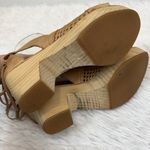 Free People  Revolver Platform Open Toe Clog Tan Brown Size EU 38 US 7.5 Photo 5
